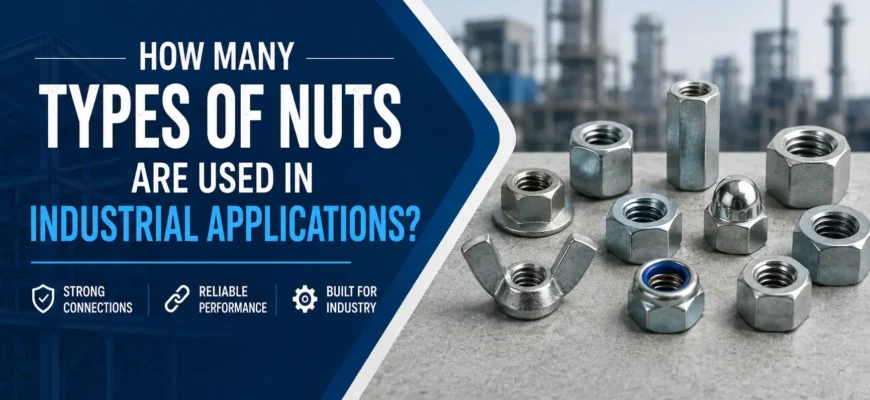 types of nuts used in industrial applications